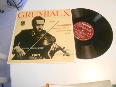 Grumiaux играет mendelssohn 10» lp philips 00750 s. африка винил vg + состояние товара - Изображение 1 из 2