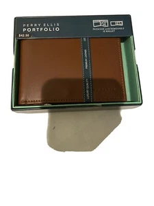 perry ellis Passcase With Removable ID Wallet Tan - Picture 1 of 5