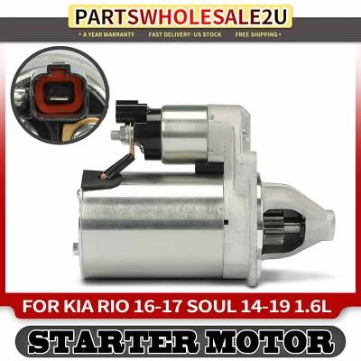 Motor De Arranque Para Kia Rio 2016-2017 Soul 14-19 L4 1.6L 0.9kW 12 Voltios CW 10 Dientes Foto 1 de 4