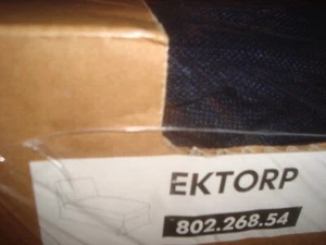 IKEA EKTORP Chaiselongue BEZUG Vellinge dunkelblau Ektorp Longue Schonbezug NEU NOS SCHNELL - Bild 1 von 14