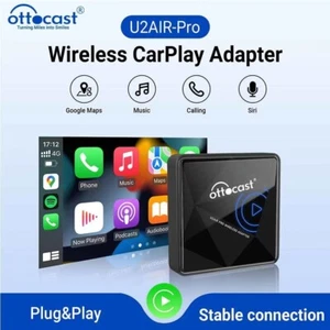 Adaptador inalámbrico Ottocast Carplay U2AIR Pro reproductor de navegación USB Plug & Play - Imagen 1 de 14