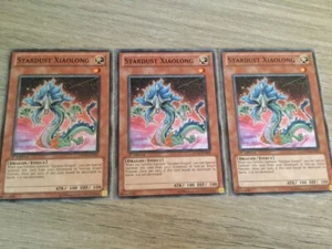 DP10-En003 3x Stardust Xiaolong Yugioh Card English - Picture 1 of 3