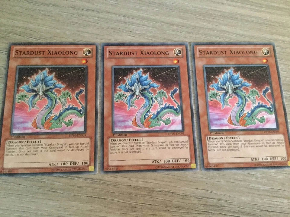 DP10-En003 3x Stardust Xiaolong Yugioh Card English - Image 1 of 3