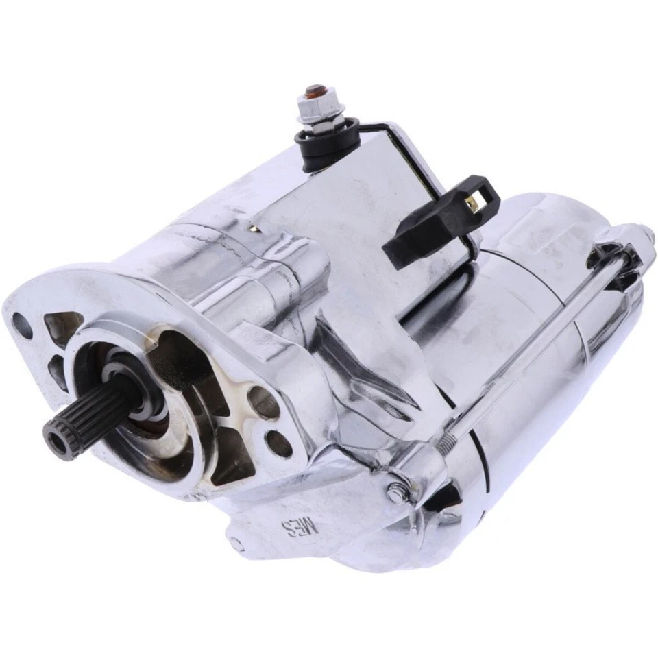 Motor de arranque JMP 1,8KW cromado Big Twin para Harley Davidson FXSTS Springer Softail Foto 1 de 1