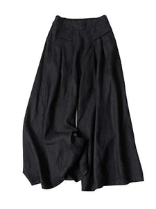 Women's Casual Wide Leg Pants Elastic Waist Palazzo Trousers with Pockets NEW - Picture 1 of 14