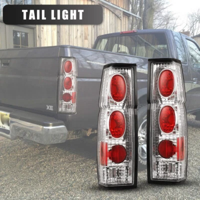 Tail Light For 95-97 Nissan Pickup 86-94 Hardbody D21 Altezza Style Chrome Clear - Изображение 1 из 4