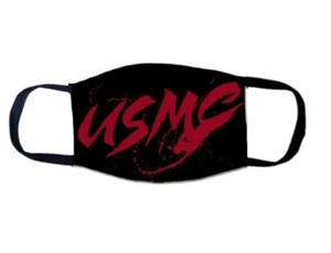 Face Mask - WHOLESALE 300 Spartan USMC Marine Corp SEMPER FI US MARINES Washable - Picture 1 of 4