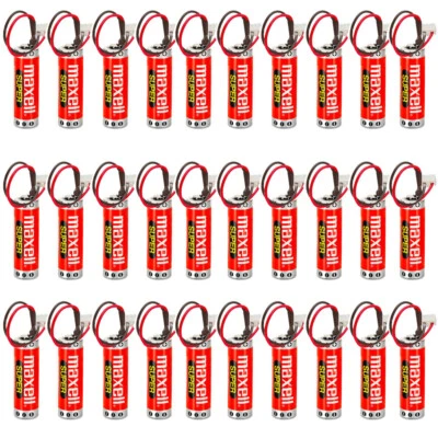 30X 3.6V 1800mAh for MAXELL ER6C AA PLC Battery for Mitsubishi FX F2-40BL   - Image 1 of 4
