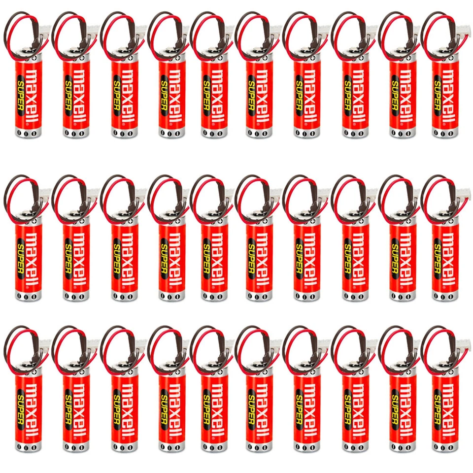 30X 3.6V 1800mAh for MAXELL ER6C AA PLC Battery for Mitsubishi FX F2-40BL - Image 1 of 4