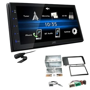 JVC 2 DIN Digital Autoradio Bluetooth USB für Volvo XC70 2004-2007 schwarz - Bild 1 von 5