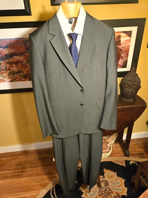 Traje Paul Smith London Gris Lana y Mohair, "The Willoughby", Frente Plano, 44 Largo Foto 1 de 4