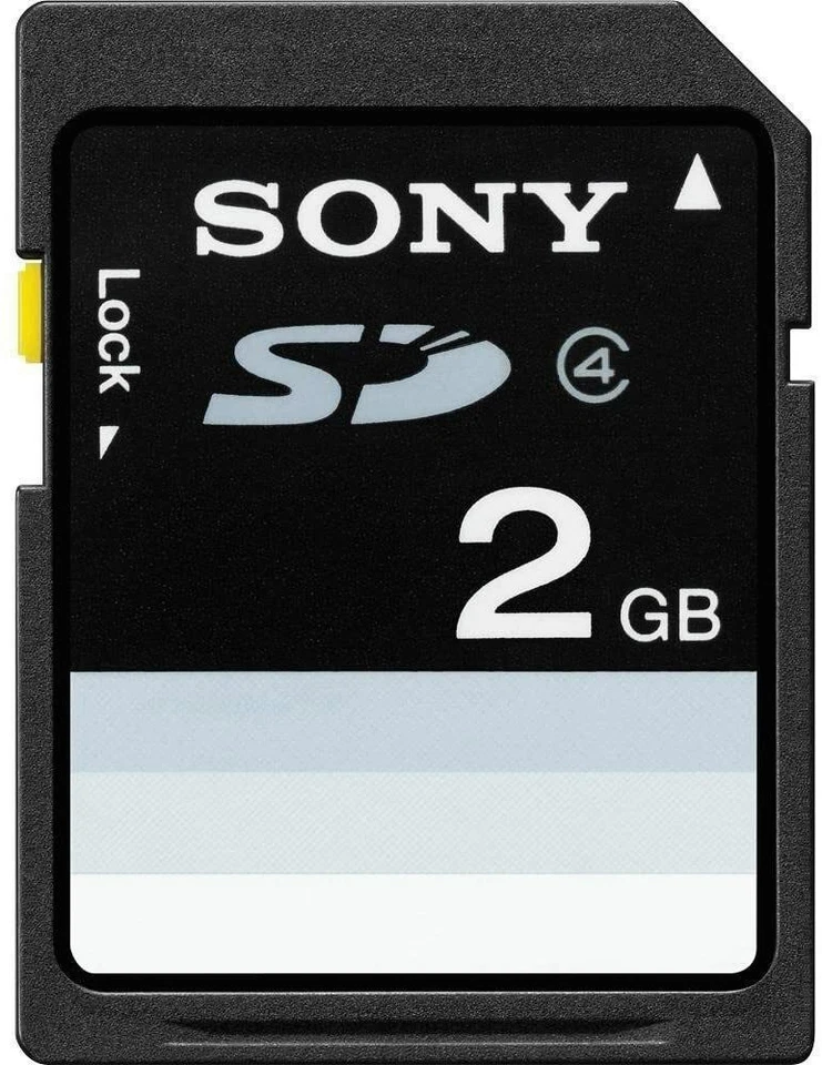 Sony 2 GB SD Flash Secure Digital Memory Card - Black (SF2N1/TQ1) - Image 1 of 1