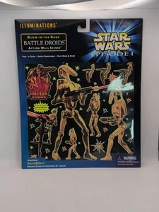 Star Wars Episode I Glow in Dark Battle Droids Illuminations 1999 NIP - Picture 1 of 2