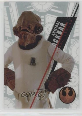 2016 Topps Star Wars High Tek Form 1 Pattern 2 Destroyer Admiral Ackbar 0f8 - Image 1 of 3
