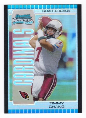 2005 Bowman Chrome Timmy Chang #212 Rookie Silver Refractor Parallel #1/50 1/1 - Image 1 of 3