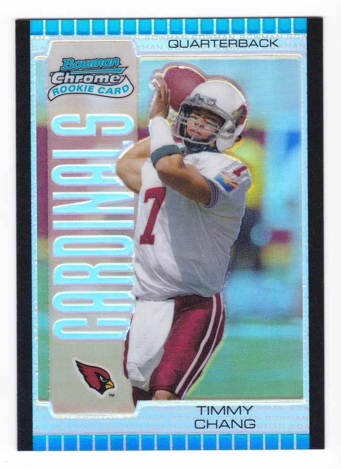 2005 Bowman Chrome Timmy Chang #212 Rookie Silver Refractor Parallel #1/50 1/1 - Image 1 of 3