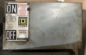 INTERRUPTOR ENCHUFE BUSWAY FUSIBLE CUADRADO D PQ3606G I-LINE 60A 600V - Imagen 1 de 6