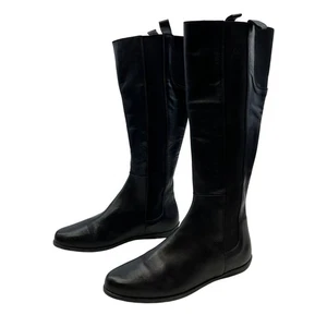 Franco Boschi Damen Neu Hohe Stiefel Schwarz Leder Größe 10,5 / 41 - Bild 1 von 9