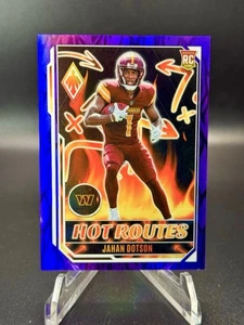 🔥2022 Phoenix - Jahan Dotson RC Hot Routes Purple /125 - Commanders / Eagles SP - Picture 1 of 3