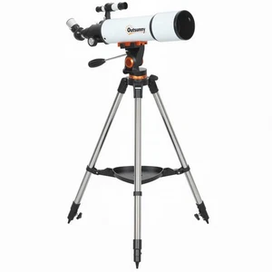 Astronomical Telescope Adult Beginner 80mm Lens Tripod Finder Scope Portable - Picture 1 of 12