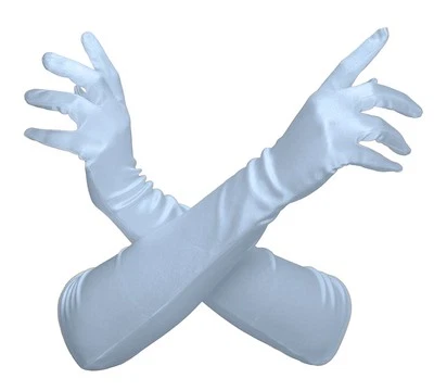 Gravity Threads 23" Inch Long Satin Opera Style Gloves - Image 1 of 3