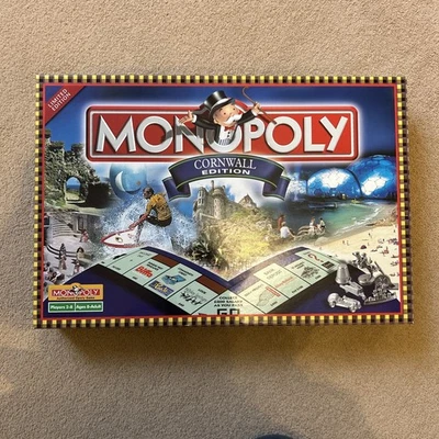 Monopoly Cornwall Edition by Winning Moves Board Game 2001 Retro Complete - Image 1 of 3