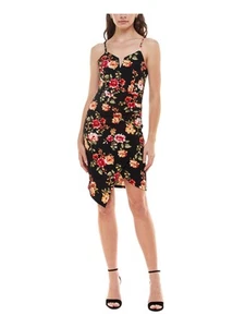 DONT YOU DARE Womens Spaghetti Strap Body Con Dress - Picture 1 of 9