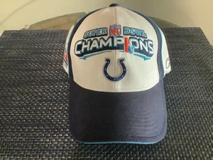 Vintage neu NFL Indianapolis Colts 2007 Super Bowl XLI 41 Champions Reebok Mütze - Bild 1 von 7