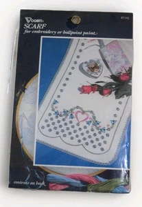 Neu Vintage Vogart Französische Provinz Schal zum Sticken oder Bemalen - Bild 1 von 2