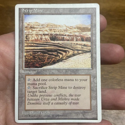 Strip Mine MTG Alternate Alt 4th Edition - Image 1 of 2