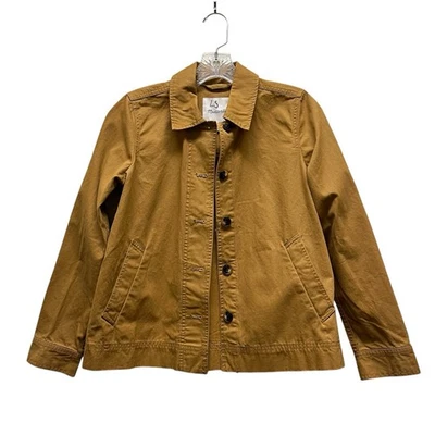 Madewell Northwood Sahara Sand Cropped Utility Oversized Jacket M1727 Womens XXS - Image 1 of 4