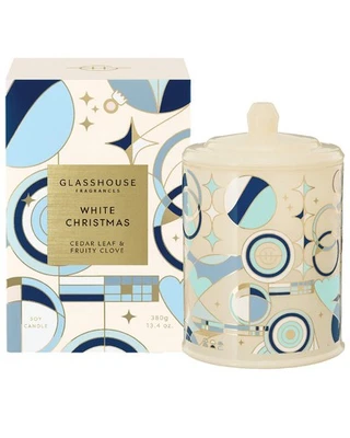 Glasshouse Fragrances White Christmas 380G Candle White - Image 1 of 2