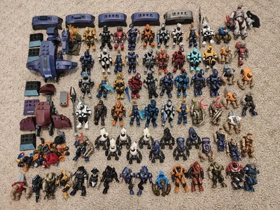 Halo Mega Bloks Construx Covenant Elite Fantasma Grunt Chacal Árbitro Héroes de inundación Foto 1 de 4