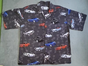Camisa informal elegante abotonada Ford Mustang originales David Carey 2XL coche clásico - Imagen 1 de 9