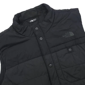 The North Face Harway Vest Black Puffer Snap Front Mens 2XL / XXL Pockets - Picture 1 of 14