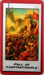 Tarjeta de arte 2024 Zendecks eventos históricos CAÍDA DE CONSTANTINOPLA envío gratuito - Imagen 1 de 2