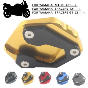Side Stand Enlarge Plate Kickstand Extension Pad For Yamaha MT-09 MT09 2021-2023 - Picture 1 of 41