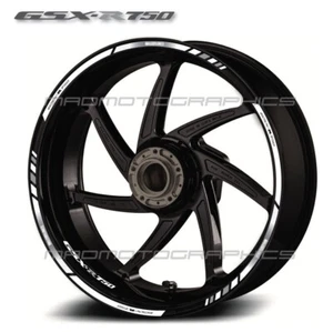 GSX-R 750 decalcomania ruota moto 14 cerchi adesivi laminati per suzuki gsxR 750 - Foto 1 di 2