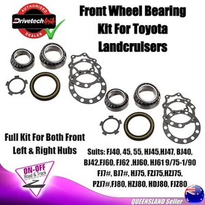 Drivetech 4x4 DT-WBK3CDLS - Full Front Wheel Bearing Kit For Toyota Landcruisers - Picture 1 of 3