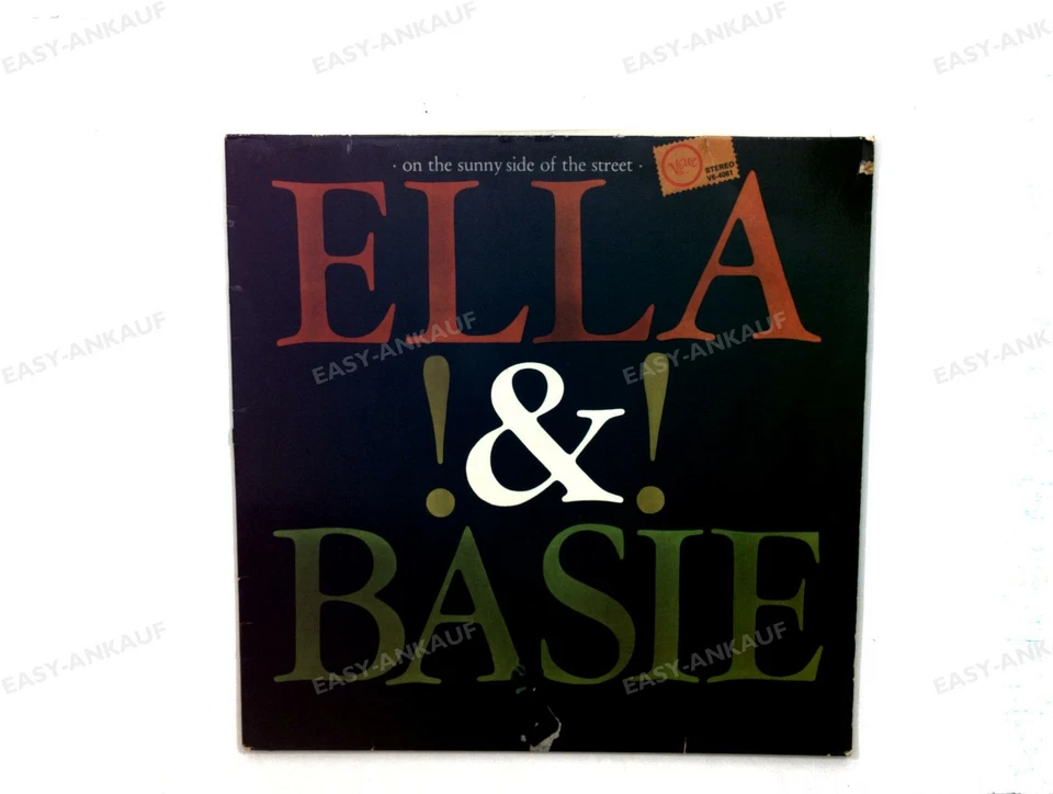 Ella Fitzgerald & Count Basie- On The Sunny Side Of The Street GER LP 1963 . - Image 1 of 1