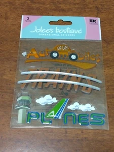 Jolees Transport Sammelalbum Aufkleber Maßflugzeuge Züge & Autos - Bild 1 von 2