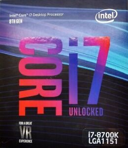 Intel® Core™ i7-8700K Processor (12M Cache- up to 4.70 GHz)