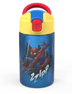 Spider-Man 14oz Stainless Steel Double Wall Valiant Bottle - Zak Designs - Picture 1 of 2