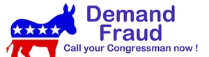 democrat anti biden fraud bumper sticker decal - Picture 1 of 1