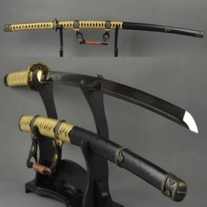 Espada Katana Samurai Sable Oficial Japonés Hecha a Mano Full Tang Tachi Muy Afilada - Imagen 1 de 12