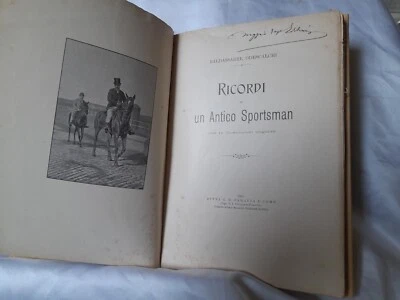 Equitazione Baldassarre Odescalchi Ricordi di un antico sportsman 1900 Paravia - Immagine 1 di 4