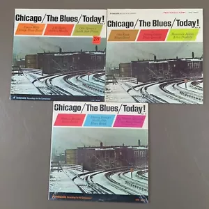 Chicago / The Blues / Today! Lot Of Vol 1 2 And 3 Vinyl Records. All In Shrink - Picture 1 of 19
