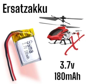 3,7 V 180 mAh Ersatzakku für Syma S107G RC Mini Indoor Helikopter - Bild 1 von 2