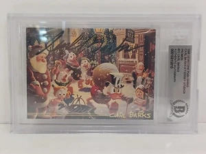 CARL BARKS Signed UNRELEASED Gemstone Scrooge DUCK PROMO CARD P2 1995 Bgs 1/1 - Picture 1 of 12