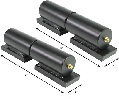 Bisagras de puerta de barril soldables de alta resistencia de 5" | 16 piezas Foto 1 de 4